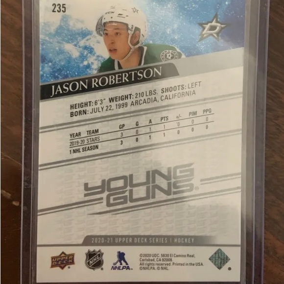 Jason Robertson Young Guns Great Condition In Protective Case. - Picture 2 of 2